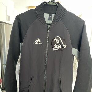 Adidas Originals Men's Lightweight Varsity Jacket Black Size Small